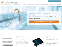 Tablet Screenshot of opsensmedical.com
